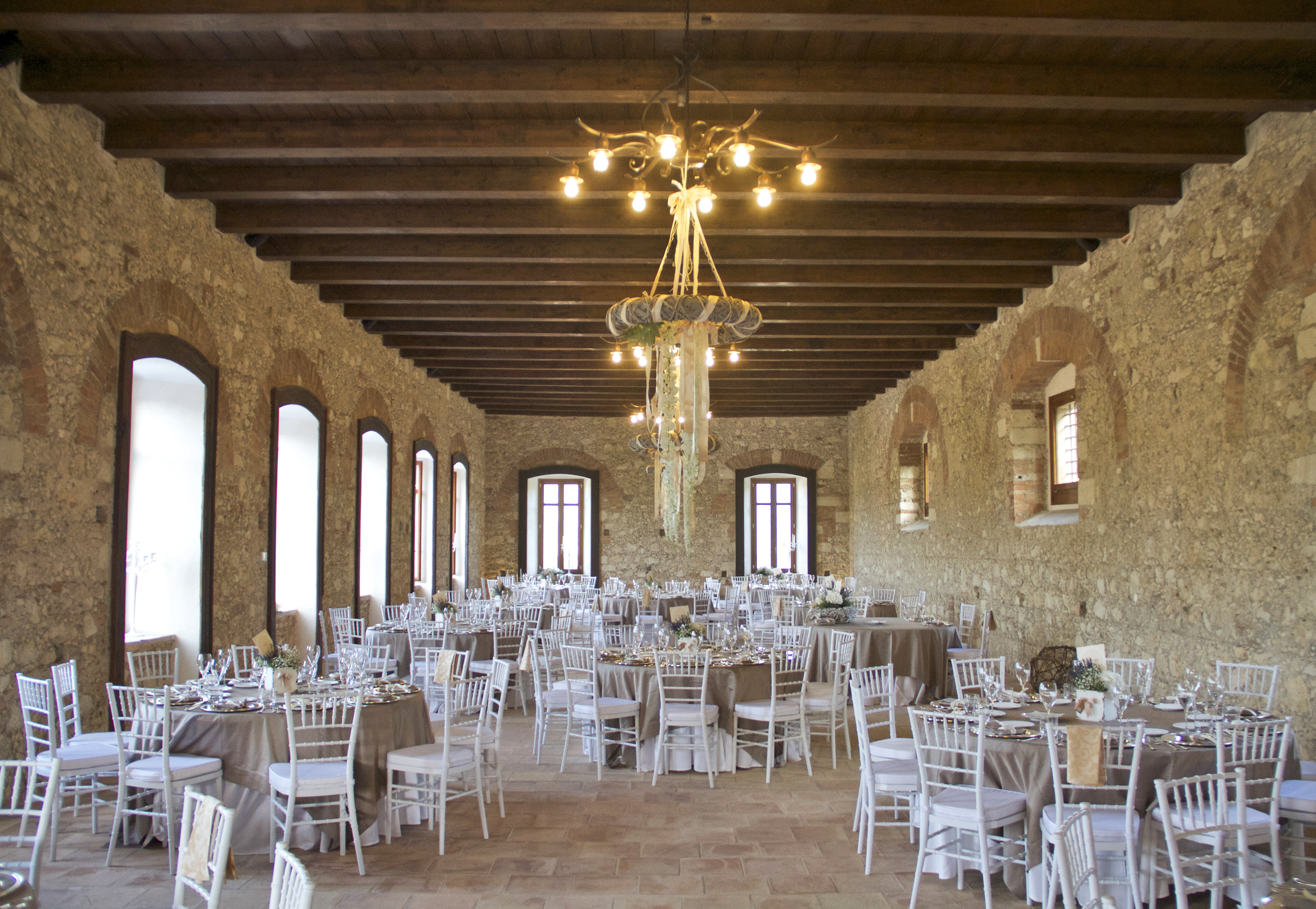 La Filanda dei Quintieri - La Sala Grande dall'ingresso